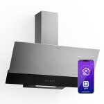 Klarstein - verosteel hotte aspirante 90 cm - hotte d�corative, 624 m� / h, a + + , commandes tactiles, ...