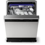 Klarstein verosteel lave vaisselle encastrable 60 cm - 14 couverts, 9 programmes, 42 db, classe a, aquastop, ...
