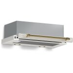 Klarstein victoria hotte aspirante, 60cm hotte � tiroir r�tro, 358 m� / h, classe a + + , led, 2 filtres ...