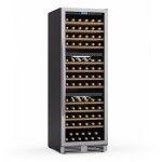 Klarstein vinovilla trio cave  vin - 144 bouteilles, 3 zones, 5 - 20c, commande tactile, clairage ...