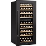 Klarstein vinsider duo cave  vin - 79 bouteilles, 2 zones, 5 - 22c, commande tactile, clairage led, ...