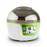 Vitair turbo friteuse sans huile grill cuisson 9l 1400w - vert & blanc