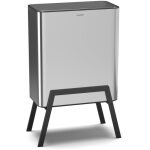 Klarstein - yuma poubelle - 30 l avec filtre � odeurs, bouton - poussoir, bac int�rieur amovible, pieds ...