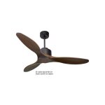Klassfan - modulo de super d�stratificateur d'air sans lumi�re bois fonc� id�al � partir de 26 � 40 m� ...
