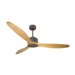 Klassfan - modulo de super d�stratificateur d'air avec thermostat, chocolat et bois clair id�al de 25 ...