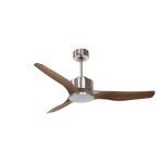 Klassfan - modulo super d�stratificateur d'air wifi avec thermostat, chrom� et bois pour 70 � 90 m� ultra ...