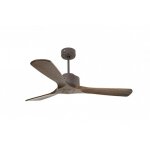 Klassfan - modulo de super destratificateur et ventilateur dc 132 cm chocolat pales bois sombre sans ...