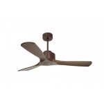 Klassfan - modulo de super destratificateur et ventilateur dc 132 cm marron pales bois sombre sans lumi�re ...