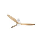 Klassfan - modulo de ventilateur de plafond lumire blanc bois clair idal de 25  40 m kldc4p5sw166l1wi ...