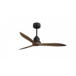 Klassfan - tenerife - super destratificateur et ventilateur dc 132 cm gris basalte pales bois sombre ...