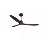 Klassfan - tenerife de super destratificateur et ventilateur dc 166 cm gris basalte pales bois sombre ...