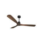 Klassfan - tenerife ring - super destratificateur et ventilateur dc 166 cm gris basalte pales bois sombre ...