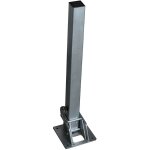 Klose besser ? barri�re de parking en acier galvanis� ? poteau carr� 50mm ? hauteur 625mm ? verrouillage ...