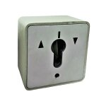 Klose besser ? contacteur � cl� inverseur pour rideau roulant en applique ? aluminium argent ? 2 contacts ...