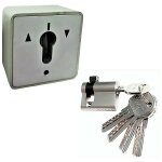 Klose besser ? contacteur � cl� inverseur pour rideau roulant en applique ? cylindre 30x10 ? 5 cl�s r�versible ...