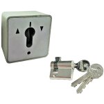 Klose besser ? contacteur � cl� inverseur pour rideau roulant en applique ? cylindre en laiton nickel� ...