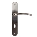 Klose besser ? poign�e de porte coulissante sur plaque alu ? zamak inox ? dimensions 40x235mm ? montage ...