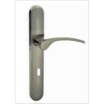 Klose besser ? poign�e de porte d'entr�e � cylindre ? plaque alu 'eva' 40x235mm ? zamak et aluminium ...