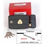 Klose besser ? serrure monopoint en applique � fouillot 140x92mm ? entraxe 72mm ? axe au canon 60mm ? ...