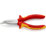 Knipex 25 26 160 pince demi - ronde avec tranchant (pince radio) isol�es par gaines bi - mati�re, certifi�es ...