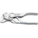 Knipex - 86 04 100 bk pince - cl� xs pince et cl� � la fois surface rugueuse avec reliefs chrom�e 100 ...