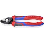 95 12 165 coupe - câbles avec poignées comfortables brunie 165 mm - knipex 95 12 165 coupe - câbles avec poignées comfortables brunie 165 mm - knipex