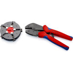 Knipex - 97 33 02 multicrimp� pince � sertir avec porte - profils avec poign�es multimati�res brunie ...