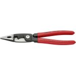 13 81 200 pince pour installations �lectriques gain�es en plastique atramentis�e noire 200 mm - knipex ...