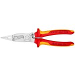 Knipex - 13 96 200 sb pince pour installations �lectriques isol�es par gaines bi - mati�re, certifi�es ...