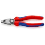 03 02 180 sb pince universelle avec poignes comfortables atramentise noire 180 mm - knipex