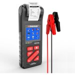 Konnwei kw720 testeur de batterie de voiture avec imprimante intgre 6v 12v 24v testeur de charge de ...