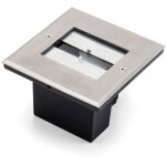 Konstsmide ground spot spot carr� � encastrer au sol en acier inoxydable � effet ext�rieur, led haute ...