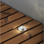 Konstsmide mini led ground spot mini led ext�rieur 12v syst�me g4 chrome spot encastrable au sol lot ...