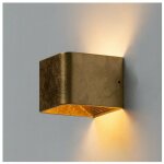 Clairage mural � led 6w - dor� 10 cm - quadra