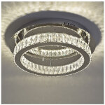 Kosilum - plafonnier led cristal cercle design (� 45 cm) - diez