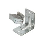 Kotarbau lot de 50 querres renforce avec nervure 75 x 75 x 55 querre d'assemblage acier galvanise ...