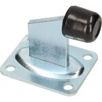 Kotarbau - bute de porte 100 x 80 mm pour portes roulantes et lourdes avec tampon en caoutchouc
