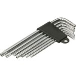 Kotarbau jeu de 7 cls coudes pour vis torx t10 - t40 en acier au chrome vanadium