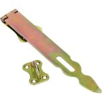 Loquet de scurit  charnire 250 mm charnire de scurit galvanise acier or ferrure de porte ferrure ...