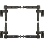 Kotarbau - penture querre 250 x 230 mm avec gond 4 x charnire d'angle charnire de volet charnire ...