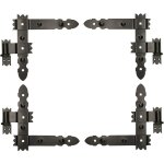 Penture querre 300 x 300 mm avec gond 2 paires de 4 pices charnire d'angle charnire de porte charnire ...