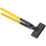 Kotarbau pince � t�le 100 mm droite forg�e � 0� pour couvreurs - pour plier la t�le avec poign�e en caoutchouc ...