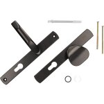 Kotarbau poigne de porte - 72 mm - noir - cylindre profil - pour portes, portes et portes