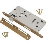 Serrure  encastrer pour porte intrieure 90 x 50 mm version wc universelle droite et gauche or - kotarbau ...