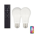Kozii - pack de 2 ampoules led connectées a60, culot e27, rvb avec télécommande connectée - kpack2ee806grvbcct ... Kozii - pack de 2 ampoules led connectées a60, culot e27, rvb avec télécommande connectée - kpack2ee806grvbcct ...