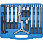 Kraftplus - k. 277 - 6012 jeu universel d'extracteurs 2 & 3 griffes - 13 pcs Kraftplus - k. 277 - 6012 jeu universel d'extracteurs 2 & 3 griffes - 13 pcs
