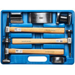 Kraftplus - k. 872 - 4010 coffret dbosselage de carrosserie carrossier de voiture de bosses - marteaux ...