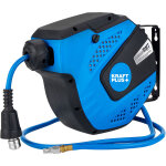 Kraftplus - k. 932 - 9710 enrouleur de tuyau � air comprim� 1 / 4' - 10 m - d�vidoir mural automatique ...