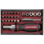 Kraftwerk - bit box tournevis � cliquet 1 / 4', 25 pcs.