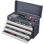 Kraftwerk - bo�te � outils universelle avec set de perceuse - visseuse sans fil